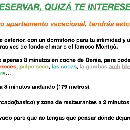 La Playa A 2 Minutos Y 14 Segundos A Pie * Dénia
